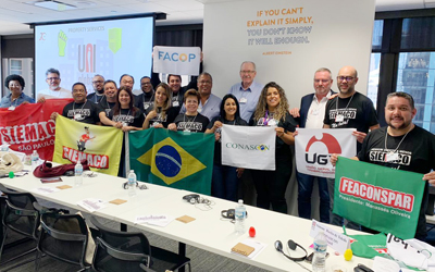 Trabalhadores em serviços participam de conferência da Uni Global em Chicago